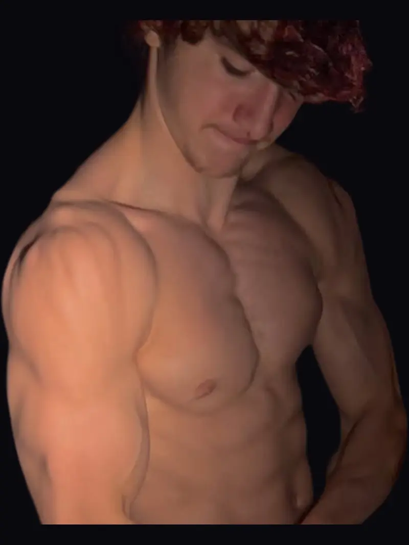 Community member before photo, physique